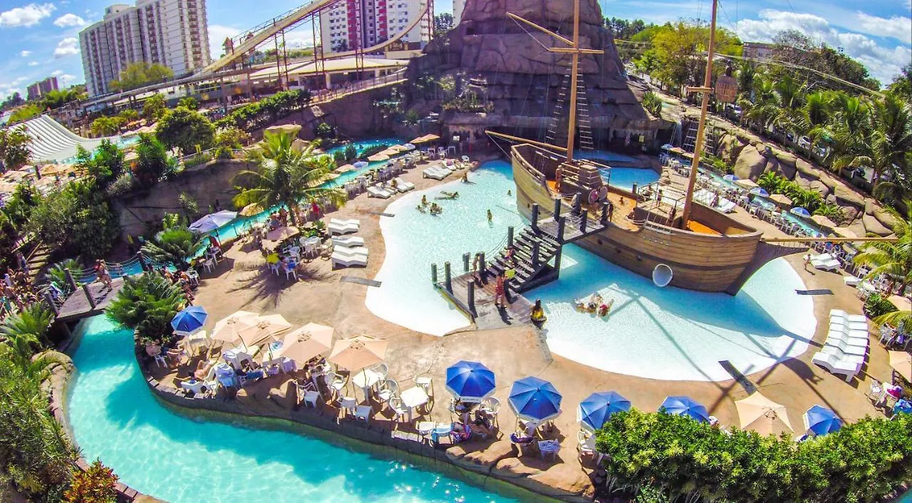 Villas Diroma Com Um Dia No Acqua Park, Splash E Slide Caldas Novas
